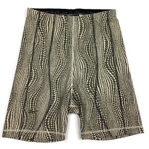 Reebok x Cardi B High Rise Legging Bike Shorts Pull On Elastic Waist Large